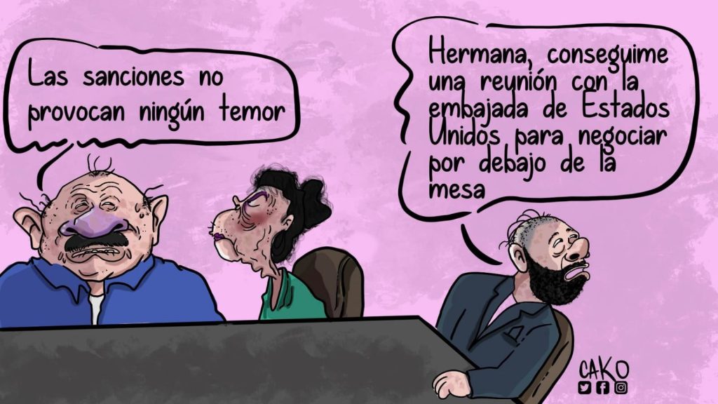 La Caricatura: Por debajo de la mesa
