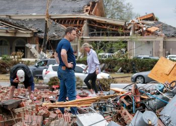 Tornados en Estados Unidos afectan las viviendas de diferentes familias. Foto: AFP
