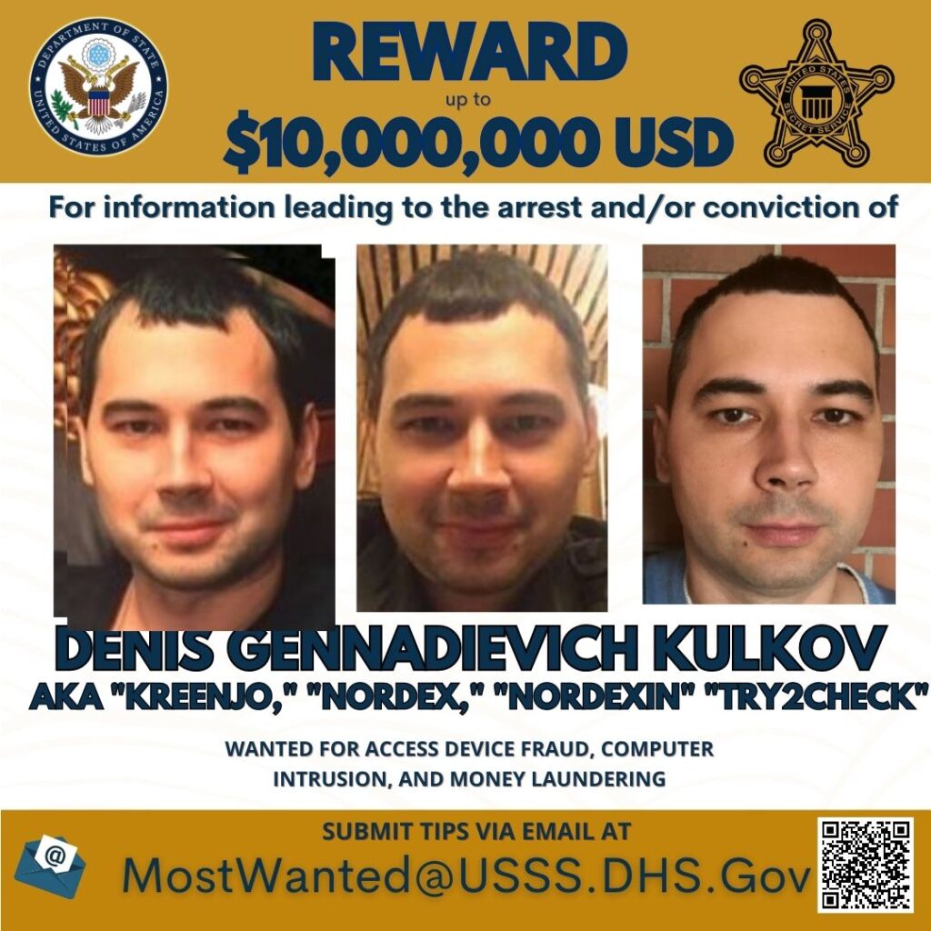 EEUU ofrece USD 10 millones de recompensa por presunto ciberdelincuente ruso