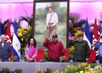 Ortega vuelve a recordar cómo en 2018 la Policía y paramilitares masacraron a los nicaragüenses. Foto: Artículo 66 / Gobierno