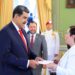 Daysi Torres presenta credenciales como embajadora de Ortega en Venezuela.