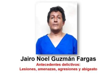 Policía presenta a Jairo Noel Guzmán Fargas, como el principal sospechoso de la muerte de María Isabel Hernández Vivas. Foto: Policía