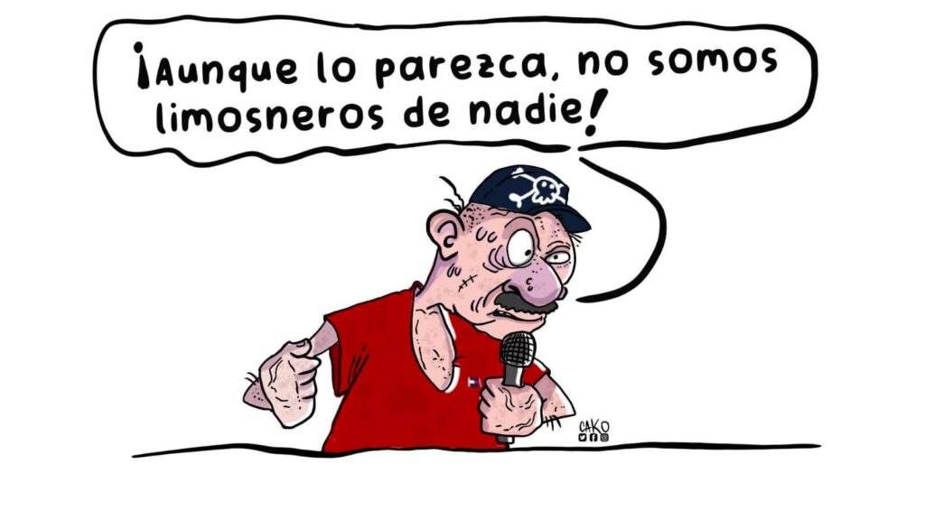 La Caricatura: Se viste como limosnero, parece limosnero, habla como limosnero. ¿Quién es?