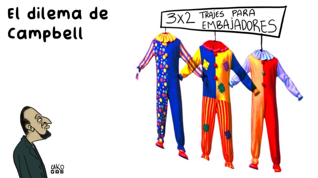 La Caricatura: Los «trajes» de los embajadores