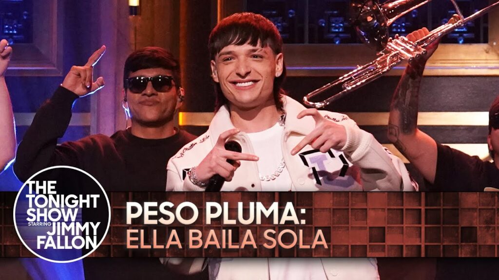 Peso Pluma «consagra» su fama cantando en el show de TV más popular de EEUU