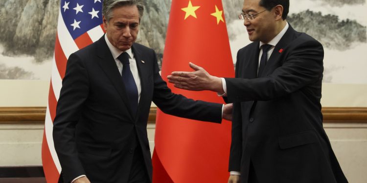 Canciller chino acuerda visitar Washington tras conversaciones «constructivas» con Blinken. Foto: AFP