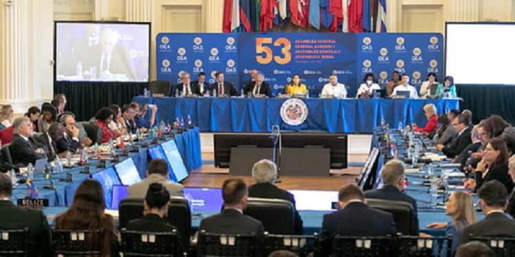 53 Asamblea General de la OEA aprobará resolución sobe Nicaragua esta tarde. 2