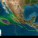 Ubicación del huracán Adrián y la tormenta tropical Beatriz que podría convertirse en huracán de categoría uno.