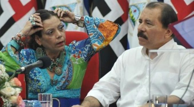 Daniel Ortega y Rosario Murillo presiden un gobierno mafioso.