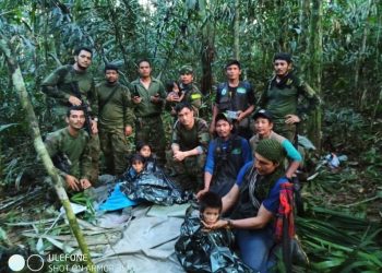 Encuentran luego de 40 días a los niños perdidos en la selva amazónica