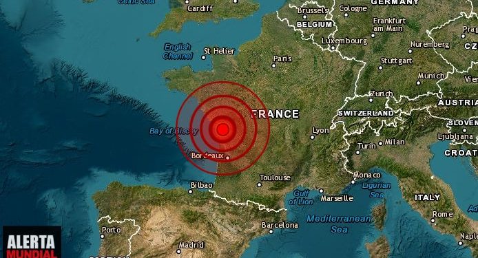 Fuerte sismo sacude Francia