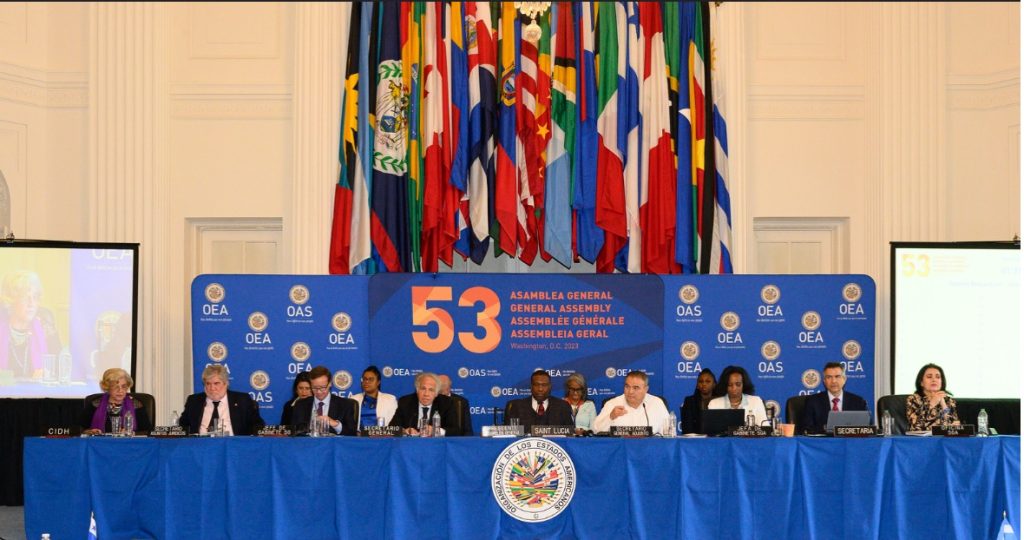 OEA adopta por unanimidad resolución sobre crisis política en Nicaragua