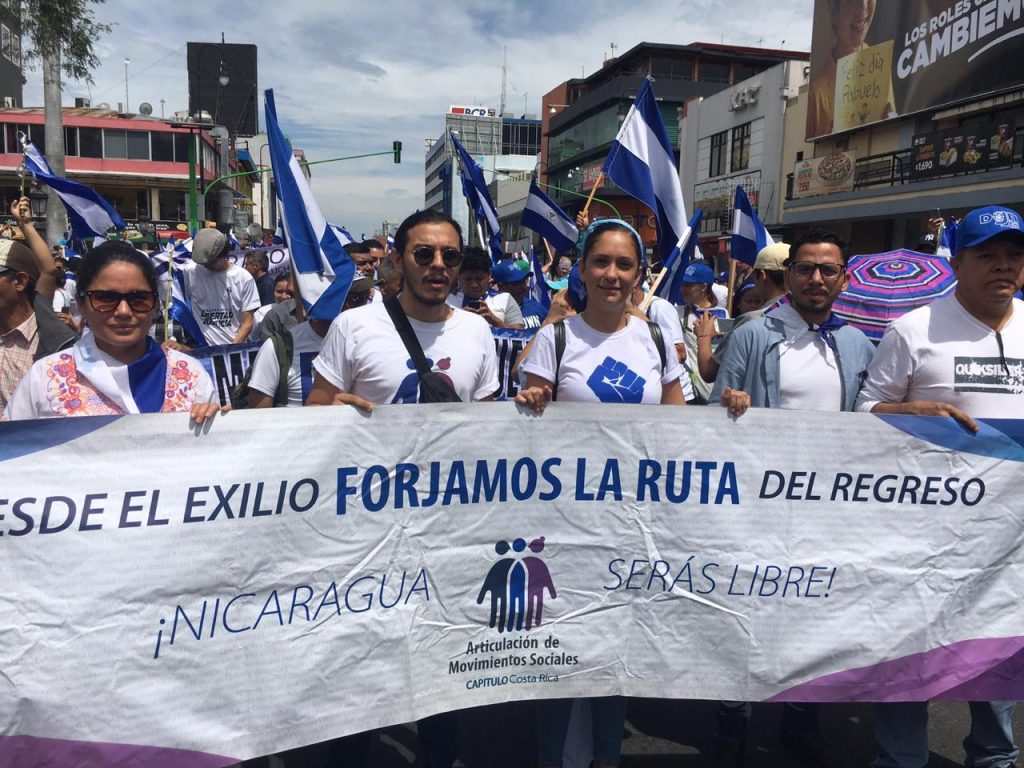 Opositores en el exilio impulsan estrategia para lograr la «caída» de la dictadura de Nicaragua