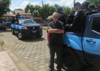 Padre Edwing Román a la OEA: «Urgen soluciones efectivas en pro de la democracia». Foto: Artículo 66 / Noel Miranda
