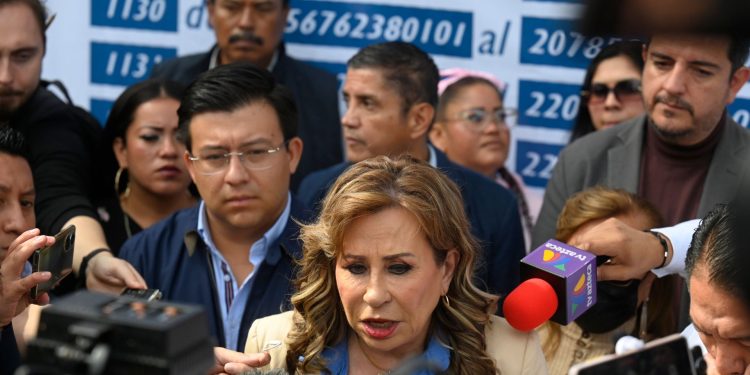 Candidata Torres denuncia «compra de votos» en elecciones de Guatemala. Foto: Artículo 66 / AFP