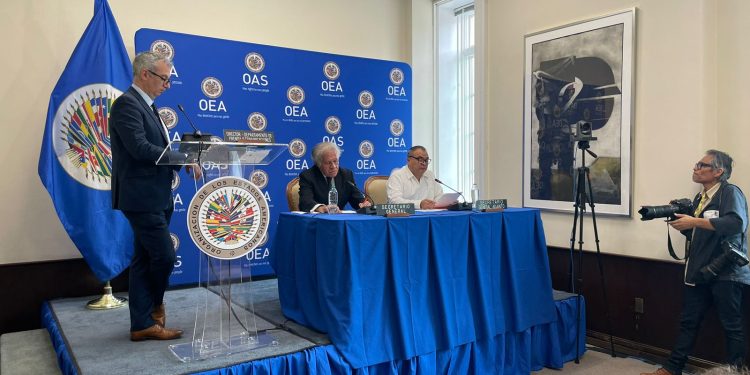 El secretario general de la Organización de Estados Americanos, (OEA), Luis Almagro. Foto: VEL