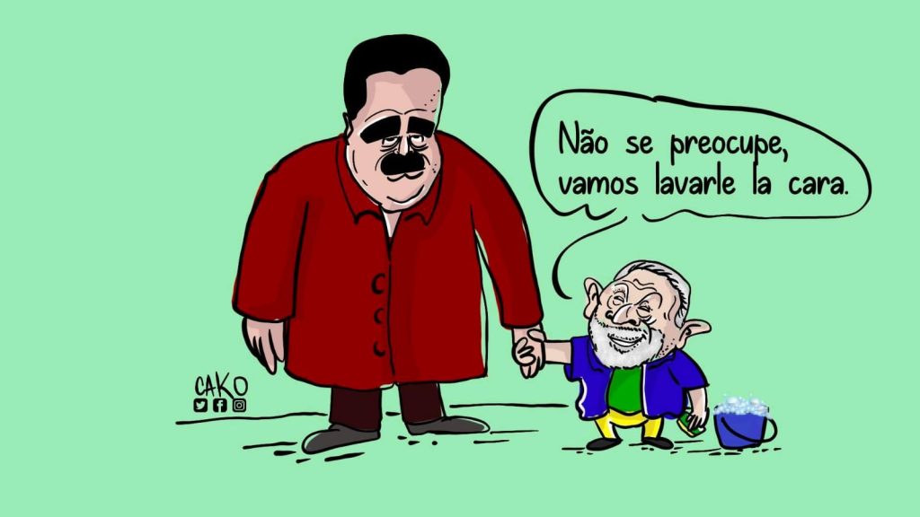 La Caricatura: Lula limpiando imagen