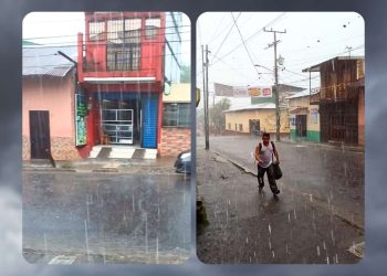 El aguacero hizo lo que Matagalpa clamaba: que bajaran los fuertes calores. Foto: VEL