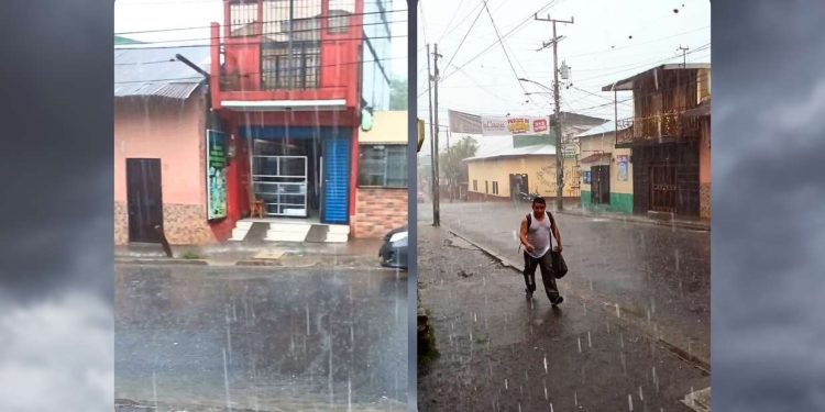 El aguacero hizo lo que Matagalpa clamaba: que bajaran los fuertes calores. Foto: VEL
