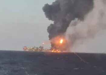 Explota una plataforma de gas en el golfo de México y deja seis heridos