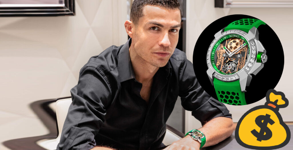 Cristiano Ronaldo se asocia con Chrono24 para vender relojes de lujo