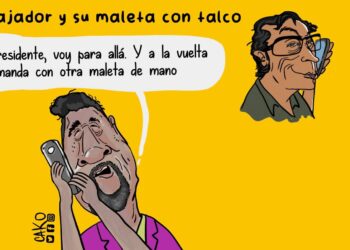 La Caricatura: Talco colombiano
