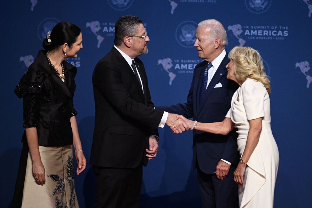 Biden recibirá al presidente de Costa Rica en la Casa Blanca