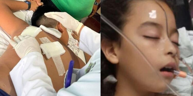 El niño fue agredido en su escuela y atendido en el hospital San Juan de Dios de Estelí.