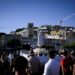 La juventud católica del mundo comienza a reunirse en Lisboa a la espera del papa. Foto: AFP