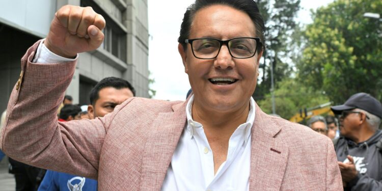 Fernando Villavicencio, el candidato obstinado en luchar contra la corrupción en Ecuador. Foto: AFP