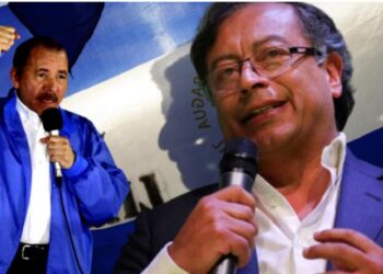 Daniel Ortega y Gustavo Petro enfrentados.