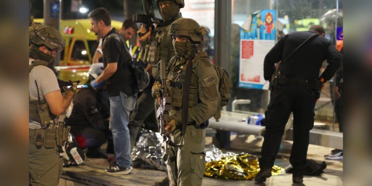 Adolescente palestino muerto tras apuñalar a una civil en Jerusalén. Foto: Artículo 66 / AFP