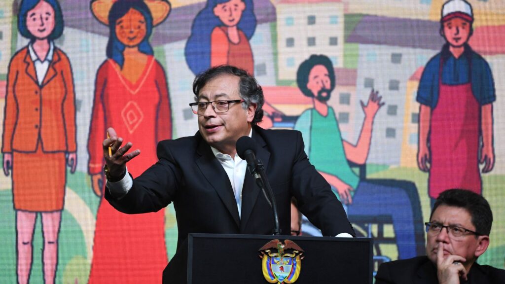 Primer año de Gustavo Petro en el poder. Foto: Artículo 66 / AFP