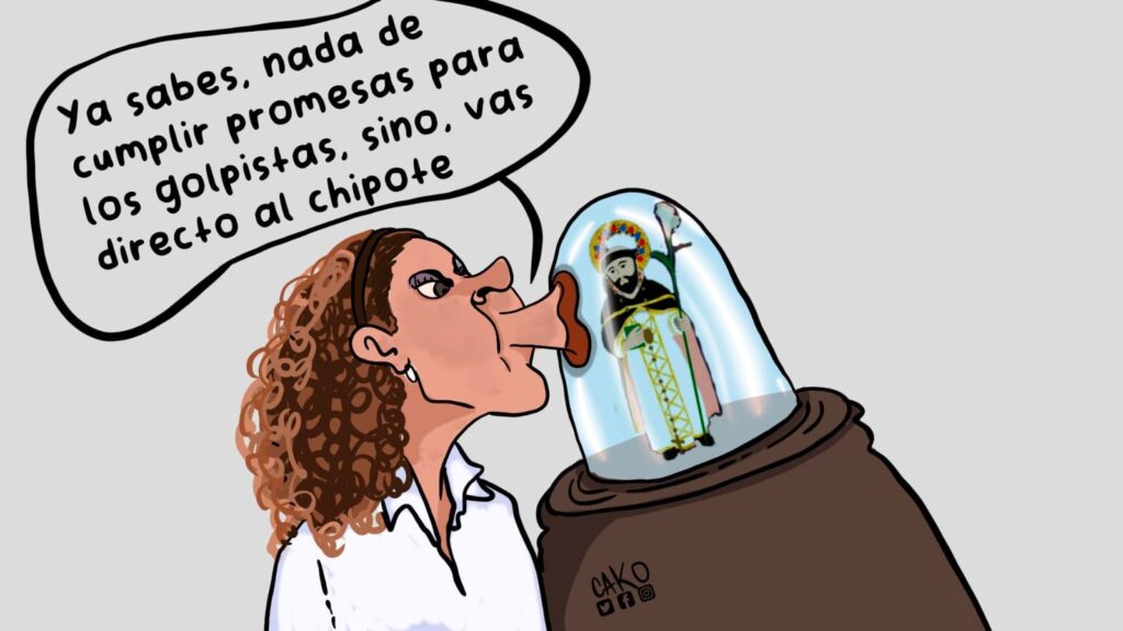 La Caricatura: El beso con amenaza