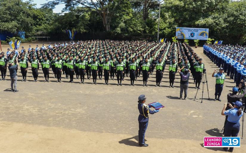 600 polic&iacute;as m&aacute;s se grad&uacute;an para reforzar la represi&oacute;n contra el pueblo de Nicaragua.