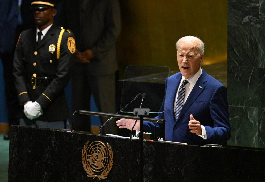 Biden pide a la ONU detener la «agresión descarnada» de Rusia en Ucrania
