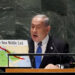 El primer ministro israelí, Benjamin Netanyahu, se dirige a la 78.ª Asamblea General de las Naciones Unidas en la sede de la ONU en la ciudad de Nueva York el 22 de septiembre de 2023. - Netanyahu pidió que su archienemigo Irán enfrente una amenaza "creíble" de ataque nuclear para impedir que el estado clerical obtenga una bomba atómica. "Por encima de todo, Irán debe enfrentar una amenaza nuclear creíble. Mientras sea primer ministro de Israel, haré todo lo que esté en mi poder para evitar que Irán obtenga armas nucleares", dijo Netanyahu a la asamblea (Foto por Bryan R. Smith / AFP)