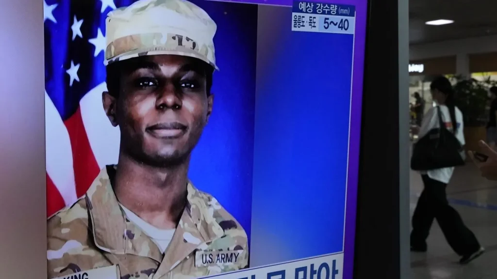 El soldado estadounidense Travis King regresó a EEUU