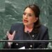 Xiomara Castro vuelve a defender a las dictaduras de Cuba, Nicaragua y Venezuela ante la ONU