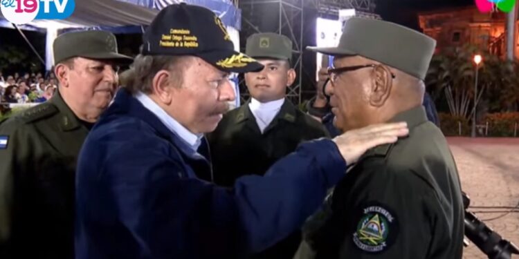 Nuevo general de brigada ascendido por el dictador Daniel Ortega.