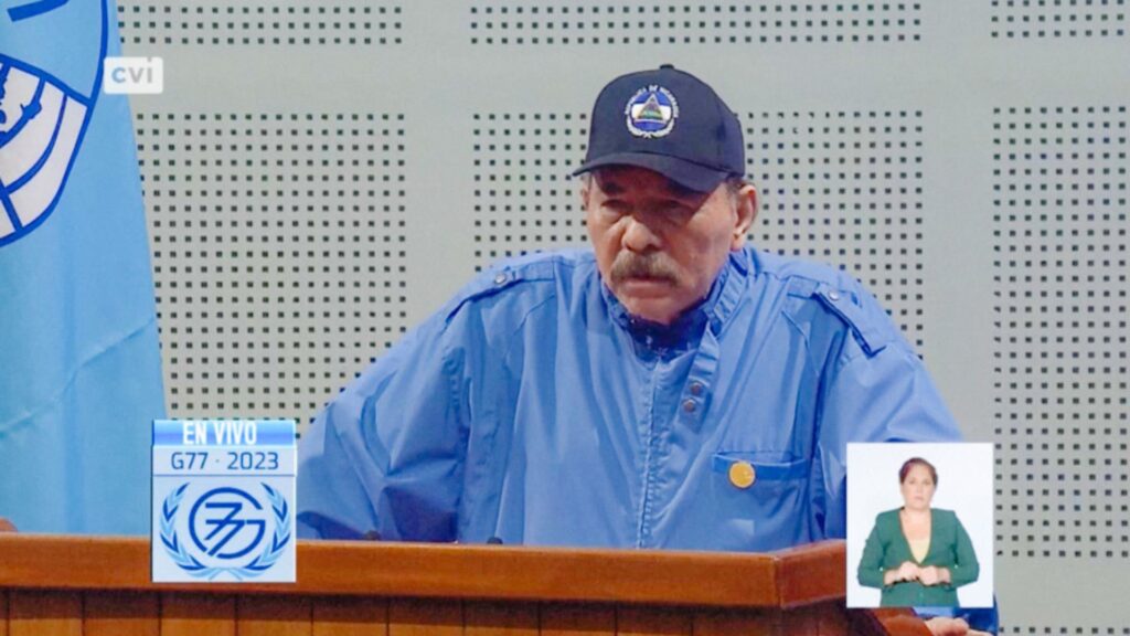 Daniel ataca a EE.UU. por bloqueo a Cuba y vuelve a jurar fidelidad a China, durante la Cumbre del G77