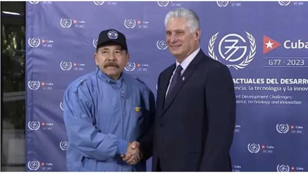 Daniel Ortega vuelve a jurar fidelidad a China durante la Cumbre del G77
