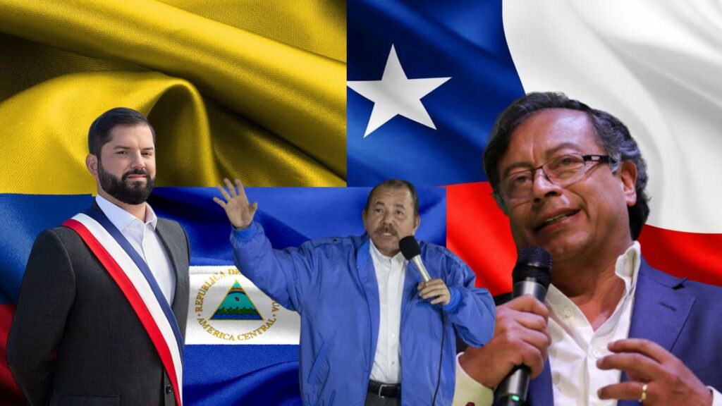 Daniel Ortega llama «traidor» a Petro y «pinochetito» a Boric