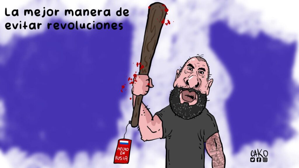 La Caricatura: Entrenando al chigüín
