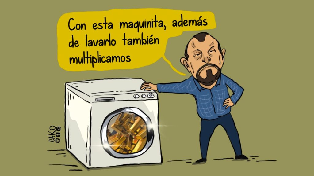 La Caricatura: Lavadora mágica