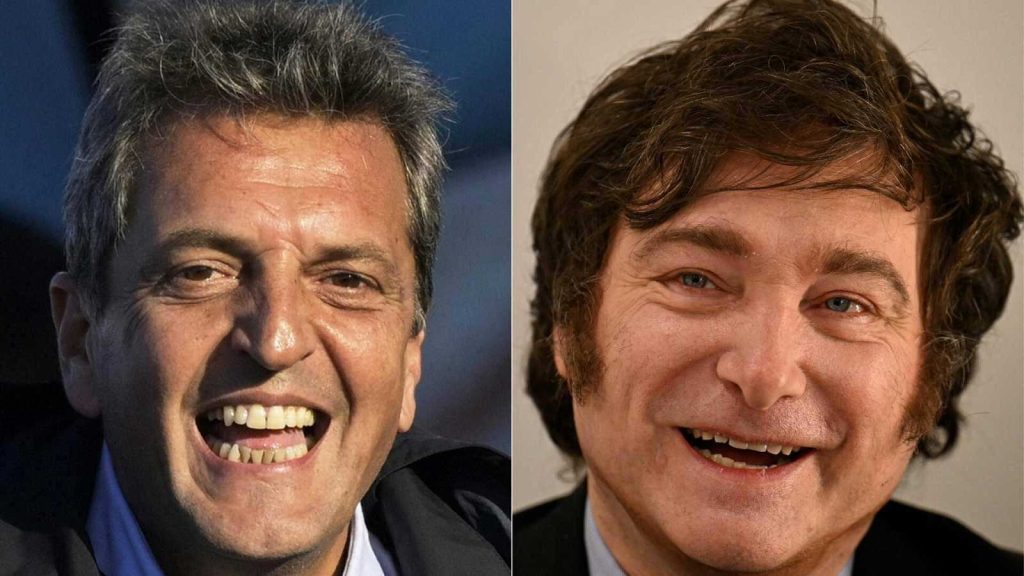El izquierdista Massa y el ultraderechista Milei van a segunda vuelta por la presidencia de Argentina