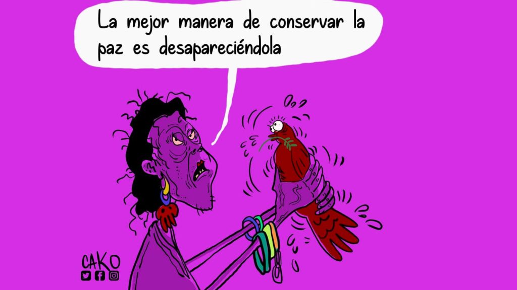 La Caricatura: La paz desaparecida
