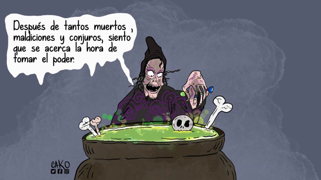 La Caricatura: La bruja con ansias de poder