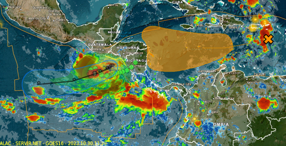 El Salvador declara estado de emergencia por tormenta tropical "Pilar"