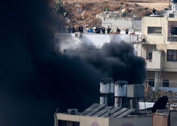 Imagen de un ataque en Palestina. Foto: AFP
